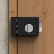 Plantex Heavy Duty Tri Bolt Lock with Key & Knob for Main Door/Suitable on Single Door for Home/Office/Hotel - (Z-Black)
