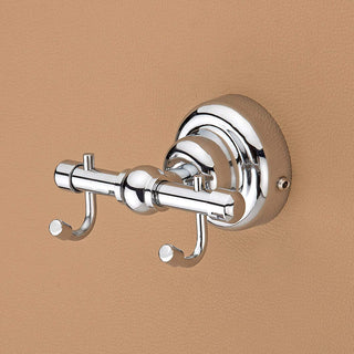 Plantex Stainless Steel 304 Grade Skyllo Robe Hook/Cloth-Towel Hanger/Napkin Hanger/Bathroom Accessories(Chrome Finish) - Pack of 1