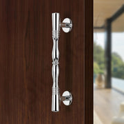 Plantex Door Handle/Stainless Steel Main Door Handle/8 Inch Pull-Push Handle - Pack of 1 (S-143,Chrome)
