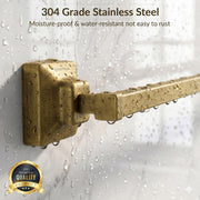 Plantex 304 Grade Stainless Steel 24 inch Towel Hanger for Bathroom/Single Towel Rod/Towel Holder/Bathroom Accessories - Squaro (Antique)