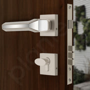 Plantex Mortise Handle Lock for Main Door/Premium Door Lock Set for Home with 3 Years Warranty (Chrome & Satin)