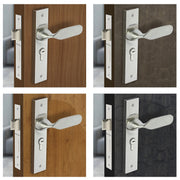 Plantex Heavy-Duty Door Lock Set - Main Door Lock Handle Set/ 6-Lever Lock Mechanism with 3 Years of Warranty/Mortise Lock with 3 Keys, Brass Lock Body & Cylinder (8106 - Matt)