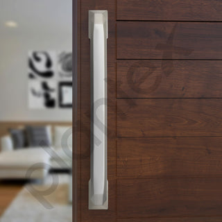Plantex Door Handle/Main Door Handle/14 Inch Pull-Push Handle for Home/Office/Hotel - Pack of 1 (SH-351, Satin White)