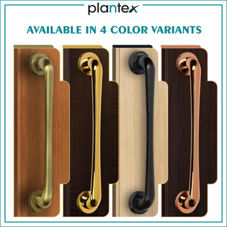 Plantex Polo 14 inches Door Handle for Main Door/Handle for Glass Door/Wooden Door Handle/Puss and Pull Operations (Rich Brass Antique - Big)