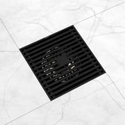 Plantex Solid Brass Floor Drainer for Bathroom/Shower Drain Cover/Floor Trap/Jali for Bathroom/Kitchen with Anti Foul Cockroach Trap - (Black, 5 x 5 Inch)