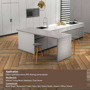Plantex SPC Tiles for Floors/Interlocking Sound Insulated Floor Tiles/Click N Lock Wooden Flooring for Livingroom/Kitchen -30 Square Feet/10 Tile,Legacy Wood-DIY Installation(Water&Fire Resistant)