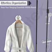 Plantex 304 Grade Stainless Steel Robe Hook/Cloth-Towel Hanger/Napkin Hanger/Bathroom Accessories - Daizy (Chrome)