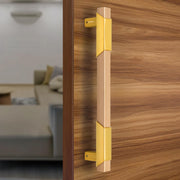 Plantex Door Handle/14 Inch Main Door Handle/Aluminium Door Handle/Pull-Push Door Handle/Door Accessories (Pack of 1, Gold)