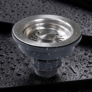 Plantex Coupling for Kitchen Sink/304 Grade Stainless Steel Waste Coupling/Round Shape Coupling - Pack of 1 (Matt Finish)
