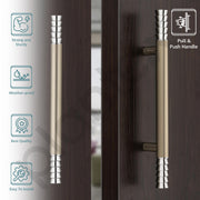 Plantex Door Handle/Stainless Steel 14 inch Main Door Handle/Pull-Push Handle for Home & Office/3 Years Warranty Pack of 2 (Satin White)