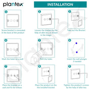 Plantex Decan 304 Grade Stainless Steel Towel Rod for Bathroom/Soap Holder/Napkin Ring/Tumbler Holder/Robe Hook/Bathroom Accessories - Brass Antique