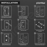 Plantex Towel Rack for Bathroom/Pure Brass Towel Holder/24 Inch Towel Stand/Towel Bar/Bathroom Accessories - Pack of 1 (APS-RTO-13, Chrome)