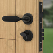 Plantex Triple Security Door Lock For Home/Main Door Lock Set Knob Handle With 3 Years Of Warranty/Mortise Lock For Door With Brass Lock Body&Cylinder(7106-Black)
