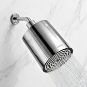 Plantex ABS Round Head Shower/4 Inch Overhead Rain Shower for Home/Hotel/Adjustable Shower Head for Bathroom - Pack of 1 (Chrome, 9013)