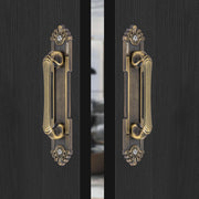 Plantex 8 Inch Heavy Duty Main Door Handle/Pull Push Handle for Main Door Home & Hotel /3 Years Warranty Pack of 2 (294, Brass Antique Finish)