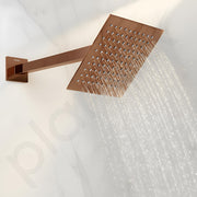 Plantex 14-Inch Shower Arm for Overhead Shower/Stainless Steel Shower Pipe/Wall Mount Bathroom Fitting with Ã‚Â½-Inch Thread - Pack of 1 (PVD Rose Gold)