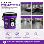 Plantex Lexora Epoxy Grout/3-Part Epoxide Resin Tile Grout/Floor & Wall Tiles Joints/Waterproof & Stain Proof/Bathroom & Industrial Use - 1 kg (Dark Grey)