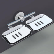 Plantex Galaxy 304 Grade Stainless Steel Bathroom Soap Holder/Soap Stand/Soap Dish for Bathroom Accessories (Chrome)