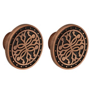 Plantex Knobs for Drawer/Round Drawer Knobs/Knobs for Cabinets/Pull-Push Knobs for Kitchen/Bedroom Drawer - Pack of 2 (DTK-301, Copper Antique)