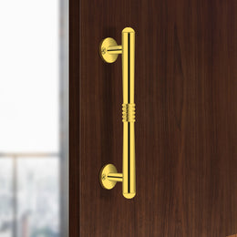 Plantex Main Door Handle/8 Inch Handle for Main Door/Pull-Push Handle for Door - Pack of 1 (S-142, Gold)