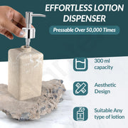 Plantex Polyresin  Bathroom Accessories Set Soap Dispenser/Toothbrush Holder/Tumbler Holder/Soap Dish - 4 Piece(925)