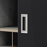Plantex Sliding Door Handle/Concealed Handle for Sliding Door/96mm Concealed Handle for Wardrobe/Kitchen Cabinet - Pack of 1 (Satin)