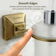 Plantex 304 Grade Stainless Steel Liquid Soap Dispenser/Shampoo Dispenser/Hand Wash Dispenser/Bathroom Accessories - Squaro (Antique)