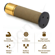 Plantex 6 Inch Sofa Leg for Bed Furniture/Aluminium Sofa Leg for Table/Support Legs/Furniture Leg - Pair of 3 (6 Piece) (DTS-77, Brass Antique & Gold)