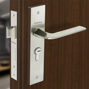 Plantex Door Lock for Main Door/6-Lever Lock Mechanism with 3 Years of Warranty by plantex/Mortise Door Lock Handle Set with 3 Keys, Brass Lock Body & Cylinder (8105-Matt)