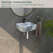 Plantex Tabletop Wash Basin for Bathroom/Designer Ceramic Basin/Rectangle Countertop Wash Basin/Home/Office (MS-904)