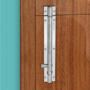 Plantex Stainless Steel Tower Bolt/Tower Bolt for Home,Offices Doors and Windows/Tower Bolt for Main Door/Door Latch/Kundi/Chitakini/Door Latch for Windows - Pack of 8 (Matt Finish, 8 inch)