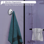 Plantex 304 Grade Stainless Steel Robe Hook for Bathroom/Cloth Hanger for Wall/Hooks for Clothes Hanging - Cubic (Chrome)