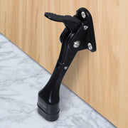 Plantex Door Stopper for Home Hydraulic/Premium 5 Inch Door Stopper, Kickdown Stop with One Touch Adjustable Height & Rubber Grip, Door Stops - (186 - Black)