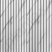 Plantex PVC Wall Panel/Louvers Panel for Wall/3d Wall Panel for Interior Wall DÃ©cor/Eco-Friendly Fluted Panel for Wall- Pack of 10 Covers -100 Sq.Ft (White & Black, 1ft x 10Ft)