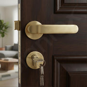 Plantex Door Lock - Main Door Lock Set with Keys/Mortise Door Locks for Home/Office/Hotel - Pack of 1 (OHMH-81, Brass Antique)