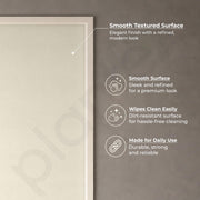 Plantex WPC Doors for Home (30 mm - Thickness)/Waterproof Bathroom Door/2.25x6.5 Feet Wooden Finished Door for Office/Balcony/Kitchen, Density-550 (27x78 inch)