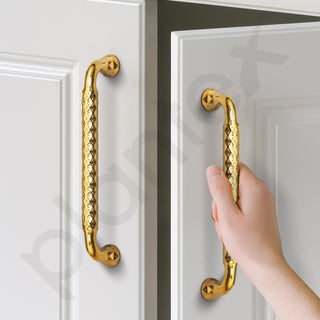 Plantex Cabinet Handle/160mm Handle for Cabinet/Wardrobe Handle/Door Pull-Push Handle for Home/Office - Pack of 1 (Gold)
