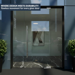 Plantex (Algo) Floor Spring for Glass Door/Patch Tap/Patch Lock for Glass Door - Matt (90 kg)