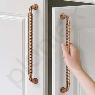 Plantex Cabinet Handle/288mm Handle for Cabinet/Door Pull-Push Handle for Home/Office - Pack of 1 (Rose Gold)