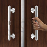 Plantex Door Handle/Pooja Room Handle/8 Inch Door Handles for Main Door/Pull Push Handle/3 Years Warranty - Pack of 1 (S-142, Chrome)
