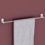Plantex Pure Brass Towel Rod for Bathroom/Towel Holder/Cloth Hanger for Bathroom/Bathroom Accessories - 24 Inch (Chrome Finish) Superb