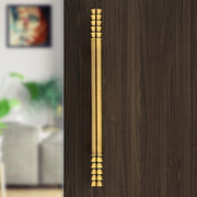 Plantex Door Handle/Stainless Steel 14 inch Main Door Handle/Pull-Push Handle for Home & Hotel/3 Years Warranty Pack of 2 (Brass Antique)