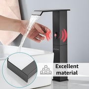 Plantex Solid Brass Sensor Tap for Wash Basin/Touchless Basin Faucet DC Operated/Electronic Pillar Tap-Black