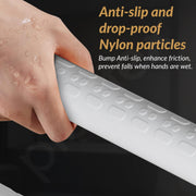 Plantex Stainless Steel 24 Inch U-Shape Handle for Bathroom Support/Space-Saving Safety Bar for Shower/Toilet/Bedside Anti-Slip Shower Grab Bar for Bathroom - (White)