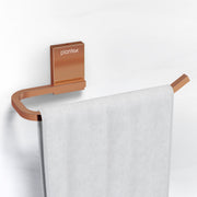 Plantex 304 Grade Stainless Steel Napkin Holder for Wash Basin/Towel Holder for Bathroom/Towel Holder/Towel Ring/Bathroom Accessories - Crystal (PVD Rose Gold)