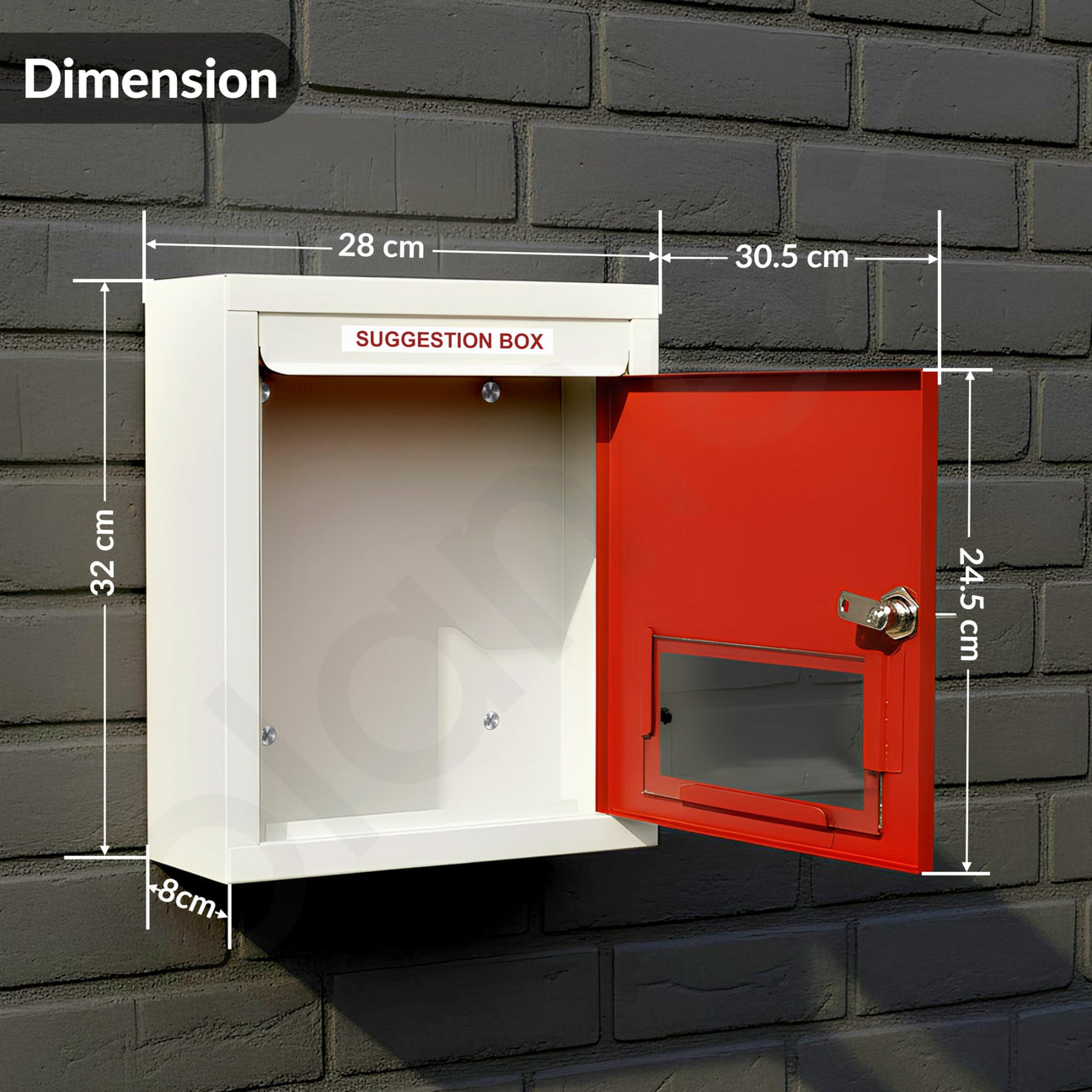 Plantex All in 1 Multipurpose Letter Box/Suggestion Box/Complaint Box ...