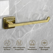 Plantex 304 Grade Stainless Steel Towel Hanger for Washbasin/Napkin Holder for Bathroom & Kitchen/Hand towel hanger/Bathroom Accessories - Decan (Brass Antique)