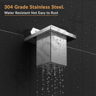 Plantex Tumbler Holder for Bathroom/304 Grade Stainless Steel Tooth Brush Holder/Toothpaste/Razor Holder/Bathroom Accessories - Pack of 1 (Delta - 2802, Chrome)