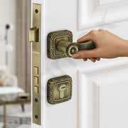 Plantex Premium Door Locks with 3 Years of Warranty Main Door Lock for Home/Mortise Lock for Door - Main Door Lock Set (644 - Brass Antique)