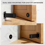 Plantex Magnetic Door Stopper for Home/Main Door/Wooden Door/Gate - Pack of 3 (Matt Black)